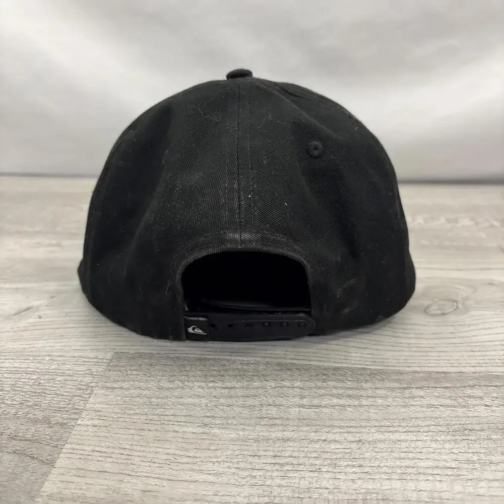 Quiksilver California Round Logo Hat, Black OSFM
